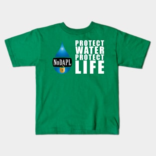 #NoDAPL | Protect Water Protect Life Kids T-Shirt